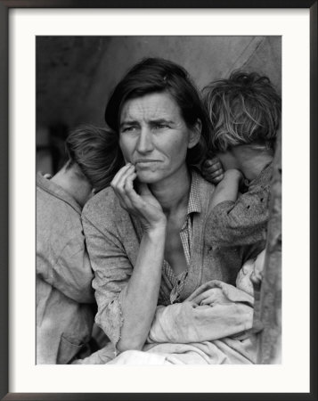 Migrant Mother, 1936 by Dorothea Lange Pricing Limited Edition Print image