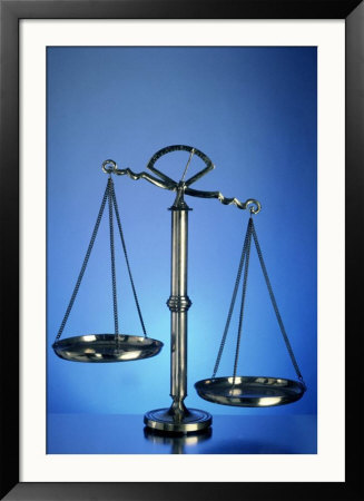 The Scales Of Justice by Len Delessio Pricing Limited Edition Print image
