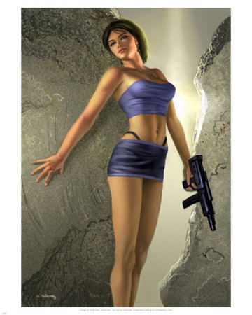 Jill Valentine by Alan Gutierrez Pricing Limited Edition Print image