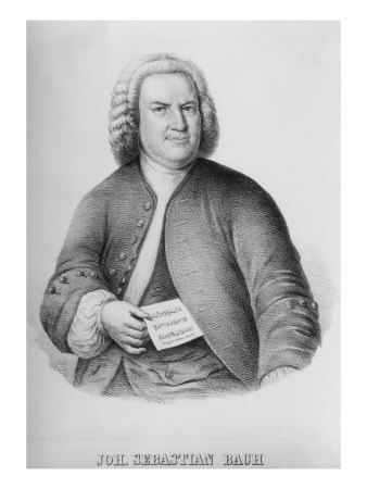 Johann Sebastian Bach, German Composer by Ewing Galloway Pricing Limited Edition Print image