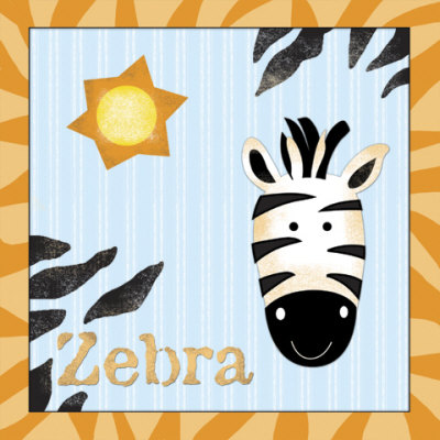 Safari Zebra by Smatsy Pants Pricing Limited Edition Print image