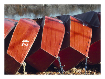 Red Rowboats by Dave Palmer Pricing Limited Edition Print image