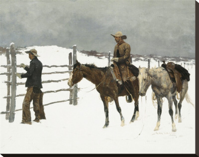 The Fall Of The Cowboy by Frederic Sackrider Remington Pricing Limited Edition Print image
