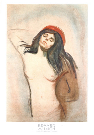 Madonna, C.1894 by Edvard Munch Pricing Limited Edition Print image