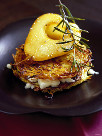 Rosti With Roquefort And Pear by Jörn Rynio Pricing Limited Edition Print image