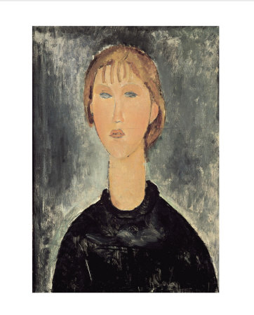 Jeaune Fille Blonde En Buste by Amedeo Modigliani Pricing Limited Edition Print image