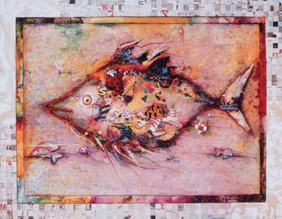 Fish Masquerade by Silverio Dominguez Pricing Limited Edition Print image