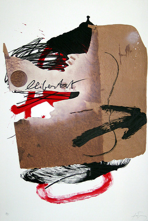 Llibertat by Antoni Tapies Pricing Limited Edition Print image