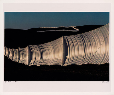 Running Fence, C.1976 by Christo Pricing Limited Edition Print image