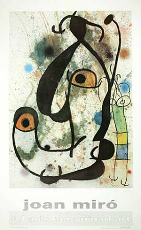 Man And Woman by Joan Miro Pricing Limited Edition Print image