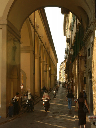 Street Of Florence Italy by Keith Levit Pricing Limited Edition Print image