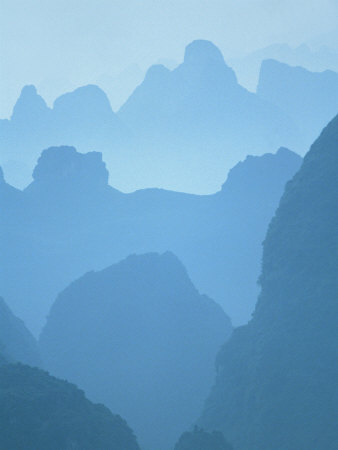 Sugartop Mountains, Yangshou, China by Jacob Halaska Pricing Limited Edition Print image