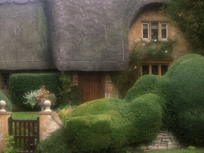 Cotswold Cottage, Chipping Campden, Glouc, England by Walter Bibikow Pricing Limited Edition Print image