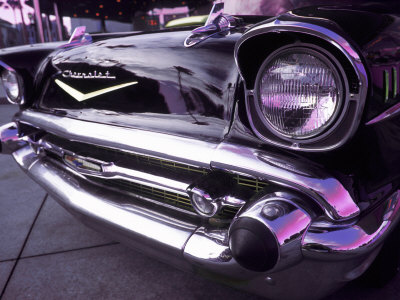Detail Of Classic Car, 57 Chevy by Bill Bachmann Pricing Limited Edition Print image