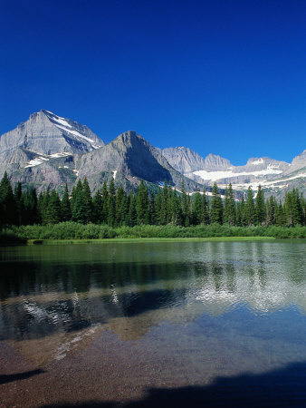 Lake Josephine, Glacier National Park, Mt by Jack Hoehn Pricing Limited Edition Print image