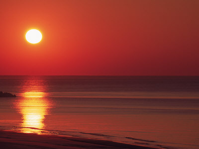 Sunset, Orange Beach, Al by Jeff Greenberg Pricing Limited Edition Print image