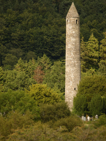 Ireland, Tower In Glendalough by Keith Levit Pricing Limited Edition Print image