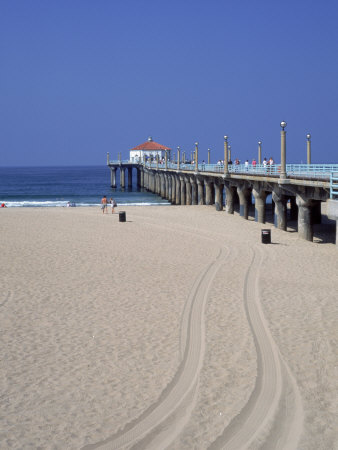 Beach And Pier by Peter L. Chapman Pricing Limited Edition Print image