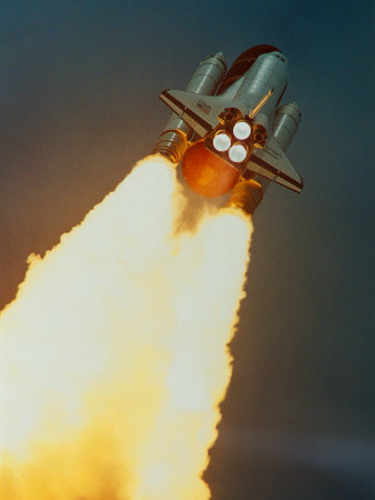 Shuttle Lift-Off, Cape Canaveral, Fl by Scott Berner Pricing Limited Edition Print image