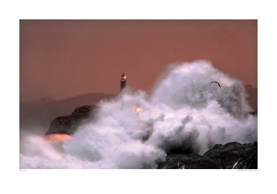 Lighthouse, Mouro's Island, Cantabria by Marina Cano Pricing Limited Edition Print image