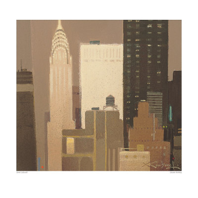 Chrysler Building by Xavier Carbonell Pricing Limited Edition Print image