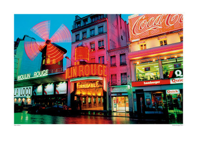 Moulin Rouge, Paris by Peter Adams Pricing Limited Edition Print image