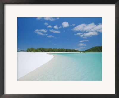 Whitehaven Beach On The East Coast, Whitsunday Island, Queensland, Australia by Robert Francis Pricing Limited Edition Print image