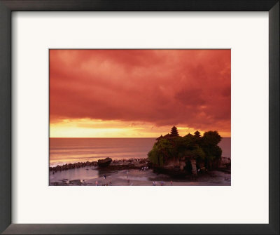 Tanah Lot, Sea Temple, At Sunset, Bali, Indonesia by Anders Blomqvist Pricing Limited Edition Print image