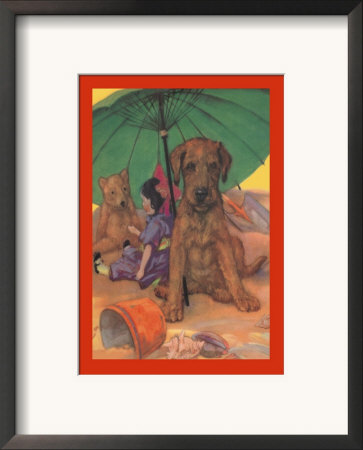 Dog On A Beach by Diana Thorne Pricing Limited Edition Print image
