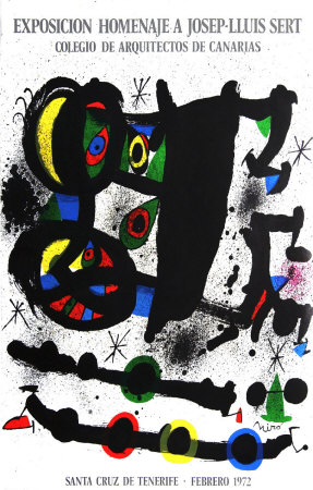 Homage A Sert 1972 by Joan Miro Pricing Limited Edition Print image