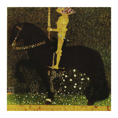 The Golden Knight by Gustav Klimt Pricing Limited Edition Print image