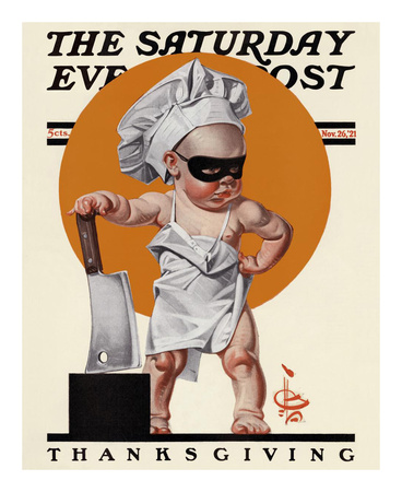 Baby Butcher, C.1921 by Joseph Christian Leyendecker Pricing Limited Edition Print image