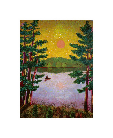 Northern Lake by John Newcomb Pricing Limited Edition Print image