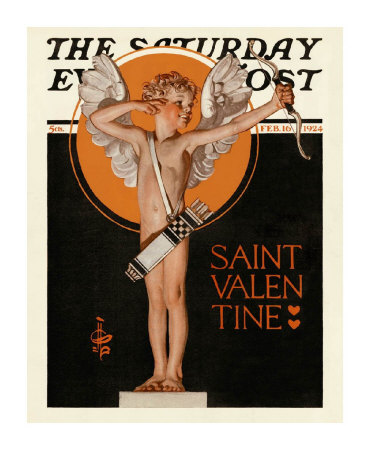 St. Valentine, C.1924 by Joseph Christian Leyendecker Pricing Limited Edition Print image