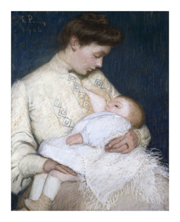 Nursing The Baby by Lilla Cabot Perry Pricing Limited Edition Print image