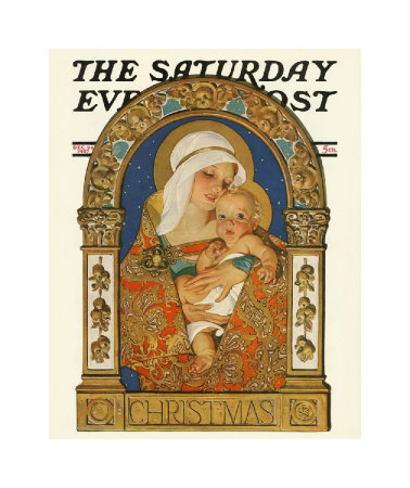 Madonna And Child, C.1927 by Joseph Christian Leyendecker Pricing Limited Edition Print image