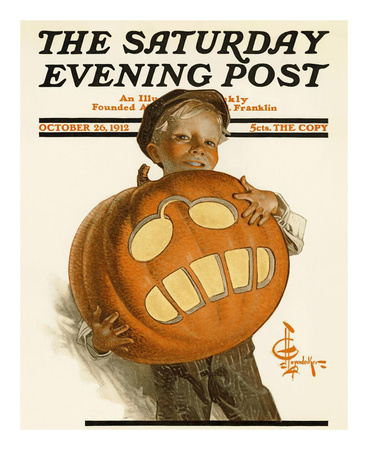 Teddy The Pumpkin, C.1912 by Joseph Christian Leyendecker Pricing Limited Edition Print image