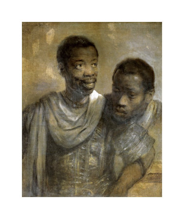 Two Black Men by Rembrandt Van Rijn Pricing Limited Edition Print image