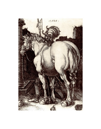 The Large Horse by Albrecht Dürer Pricing Limited Edition Print image