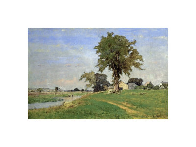 Old Elm At Medfield by George Inness Pricing Limited Edition Print image