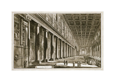 Interior Of The Basilica Of S. Maria Maggiore, Rome by Giovanni Battista Piranesi Pricing Limited Edition Print image