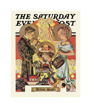 Silent Night, C.1935 by Joseph Christian Leyendecker Pricing Limited Edition Print image