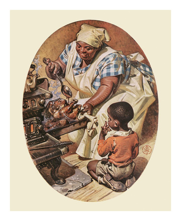 Basting The Turkey, C.1936 by Joseph Christian Leyendecker Pricing Limited Edition Print image