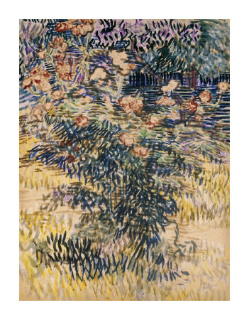 The Rose Bay, Saint-Remy by Vincent Van Gogh Pricing Limited Edition Print image