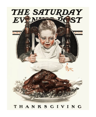Thanksgiving Dinner, C.1919 by Joseph Christian Leyendecker Pricing Limited Edition Print image