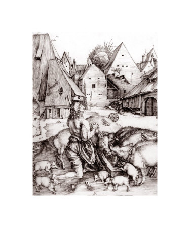 The Prodigal Son by Albrecht Dürer Pricing Limited Edition Print image