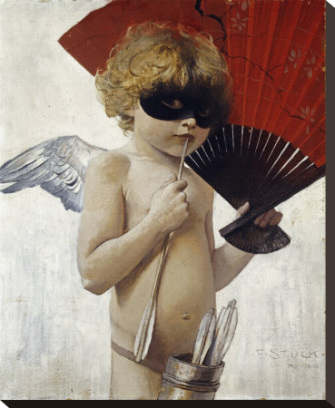 Cupid At The Masked Ball by Franz Von Stuck Pricing Limited Edition Print image