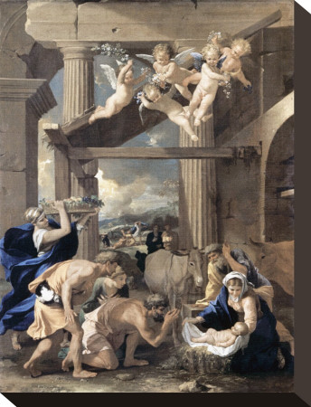Adoration Of The Shepherds by Nicolas Poussin Pricing Limited Edition Print image
