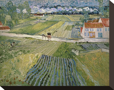 Landscape With Carriage And Train by Vincent Van Gogh Pricing Limited Edition Print image
