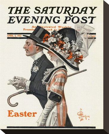 Easter Walk, C.1912 by Joseph Christian Leyendecker Pricing Limited Edition Print image